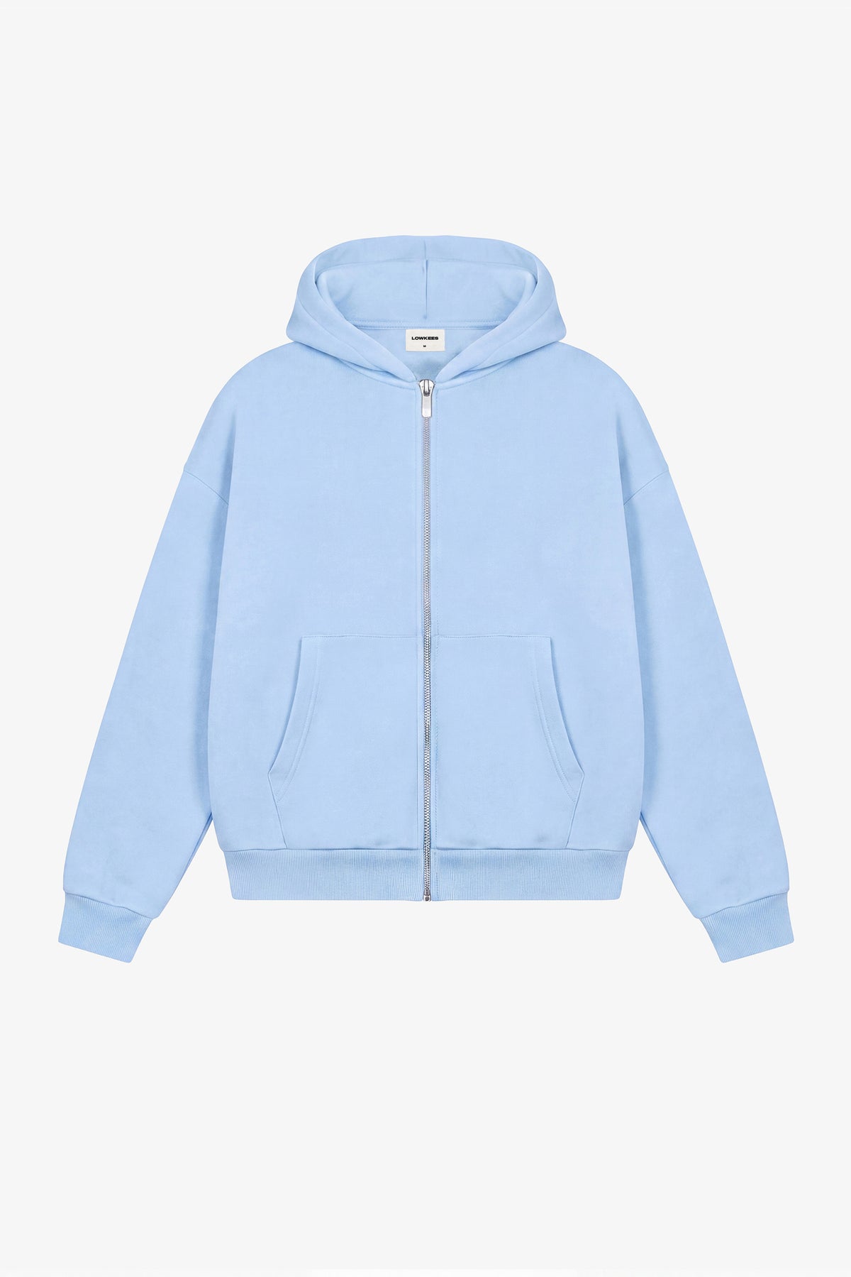 Heavy Blank Zip Hoodie