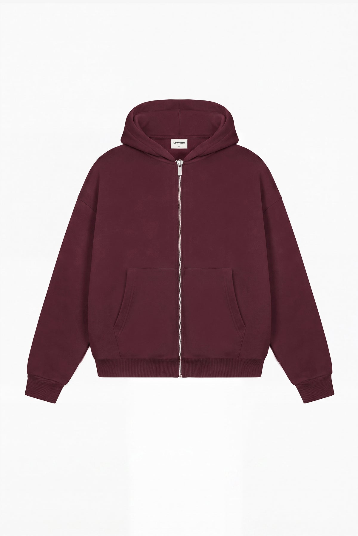 Heavy Blank Zip Hoodie