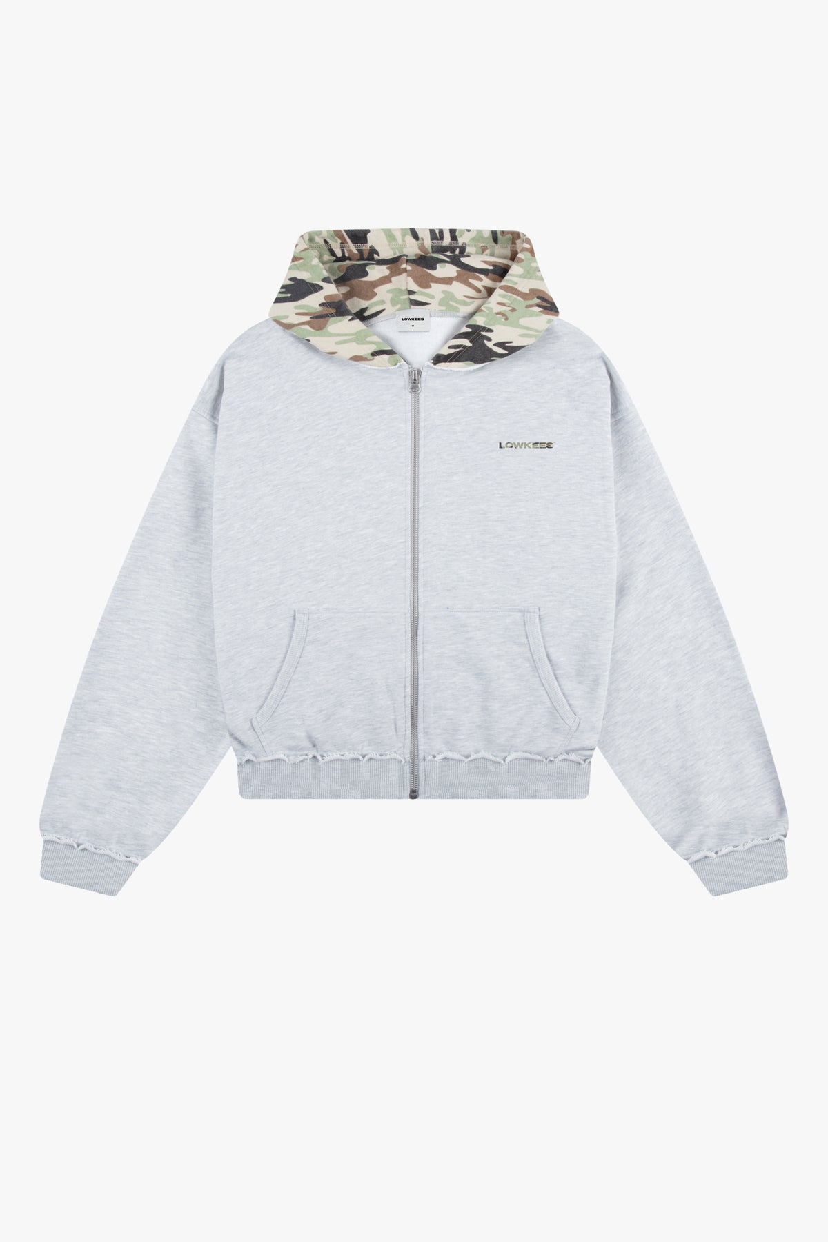 Camo Cap Zip Hoodie