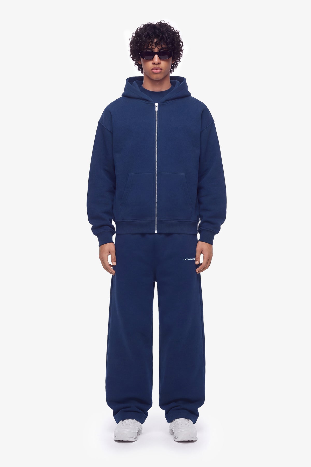 Heavy Blank Zip Hoodie