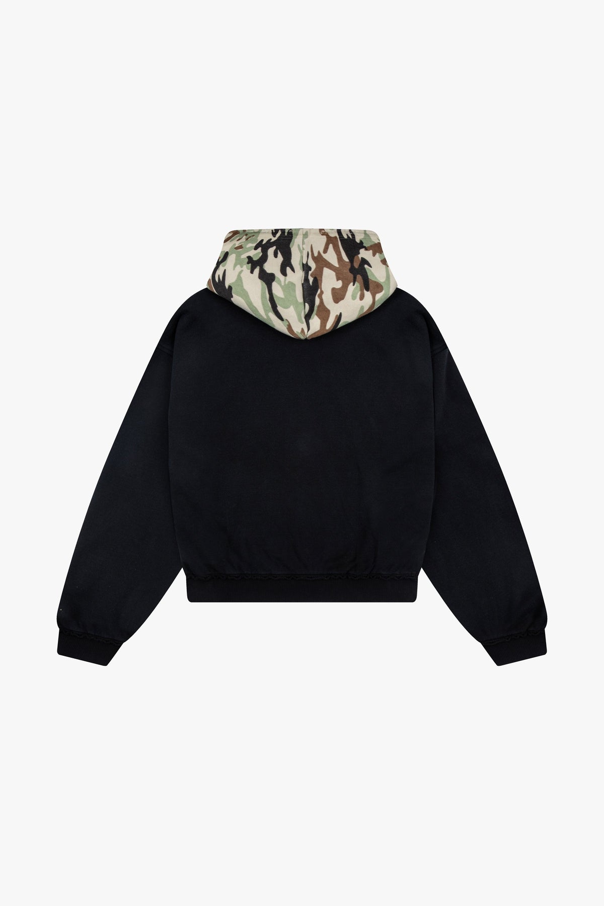 Camo Cap Zip Hoodie