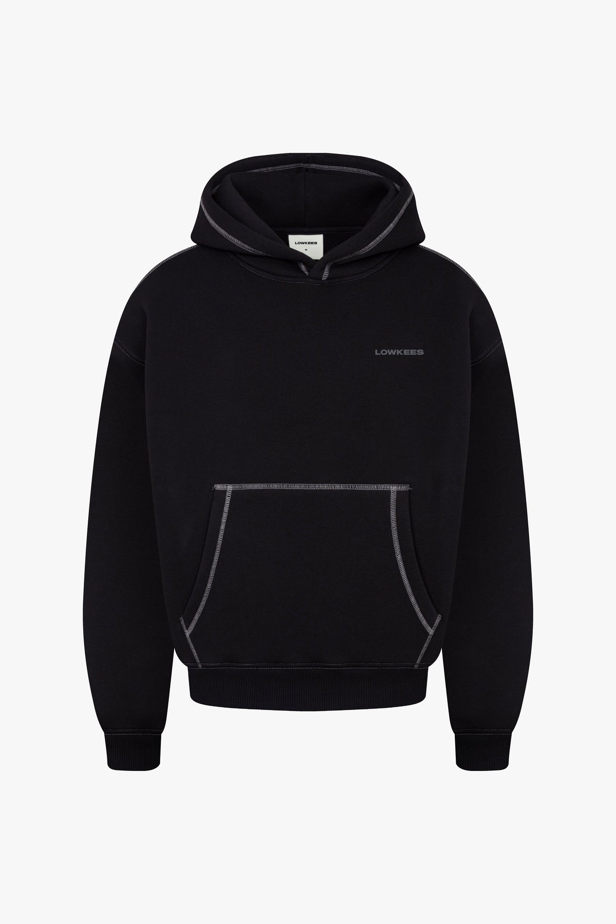 Contrast Logo Hoodie