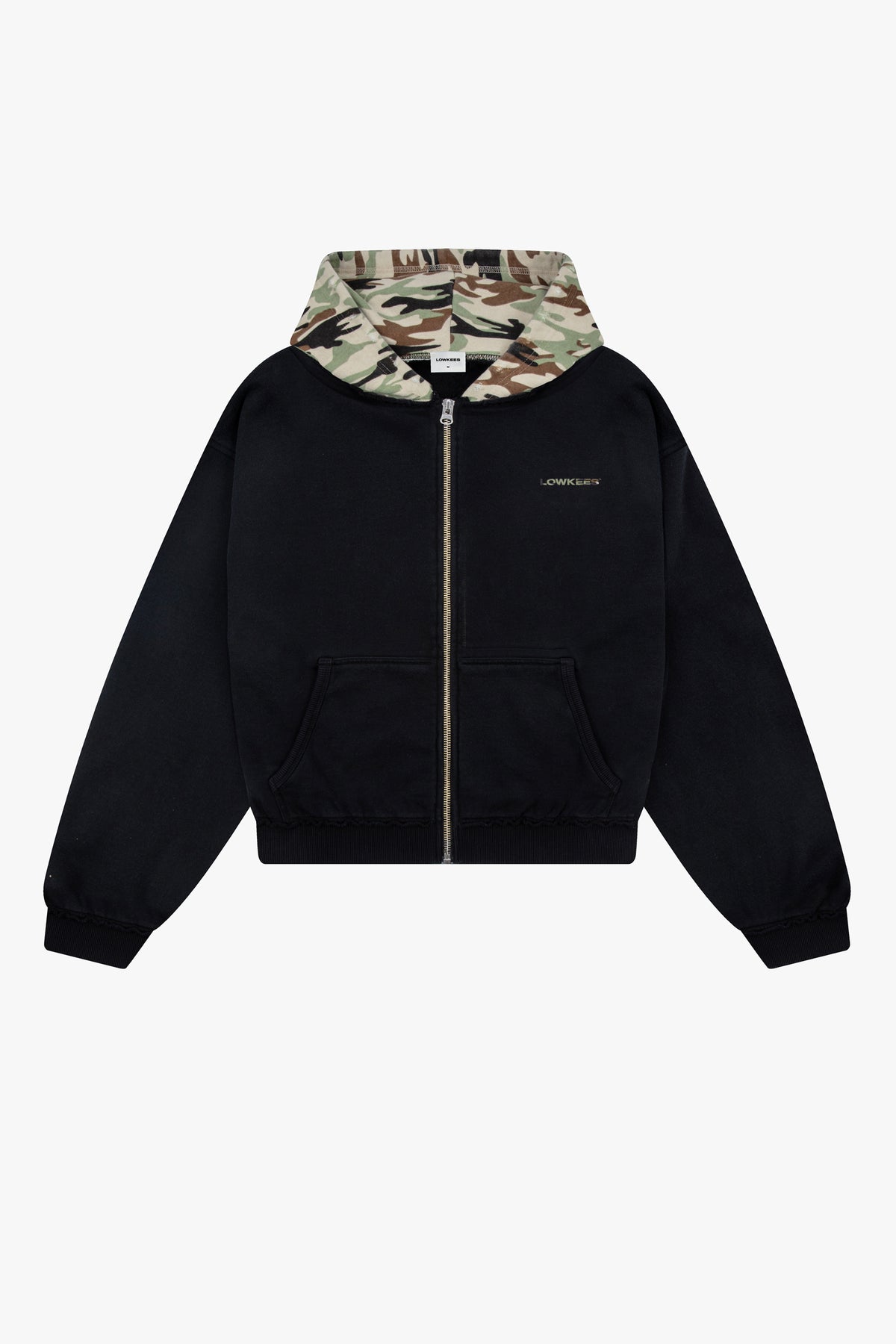 Camo Cap Zip Hoodie