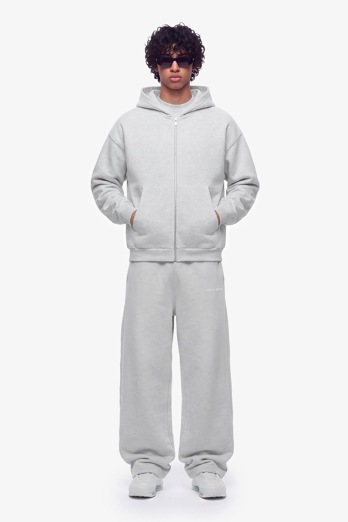 Heavy Blank Zip Hoodie